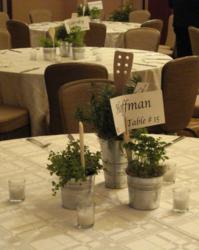 Hoffman Design Group Herb Centerpieces